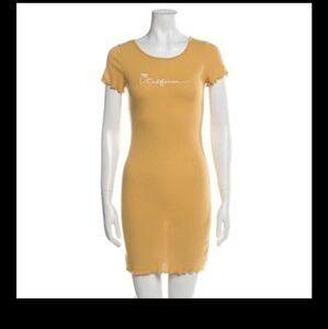 Sincerely Jules California Ribbed Mini Dress Size Medium NWT